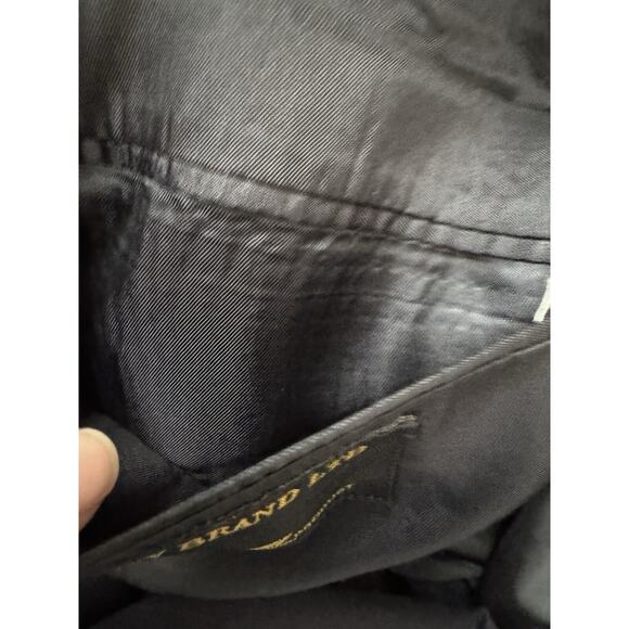 SOCIETY BRAND LTD HARTMARX Men's Black Stripe 48R Blazer Jacket Sport Coat EUC - Picture 6 of 10